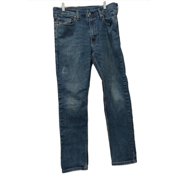 LEVI 502 BOOTCUT JEANS SIZE 33 X 32 10.5" RISE - Picture 1 of 7